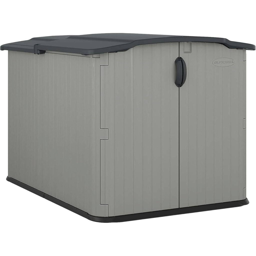 Suncast Glidetop Horizontal Outdoor Storage Shed, 57.5x79.75x52 in - Shedcove