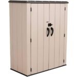 Lifetime 60326 Vertical Resin Storage Shed, Desert Sand - Shedcove