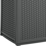 Suncast 42x23x35.5 in Outdoor Storage Cabinet, Cool Gray - Shedcove