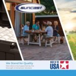 Suncast BMS6312D Everett 6x3 ft Heavy-Duty Resin Storage Shed, Dove Gray - Shedcove