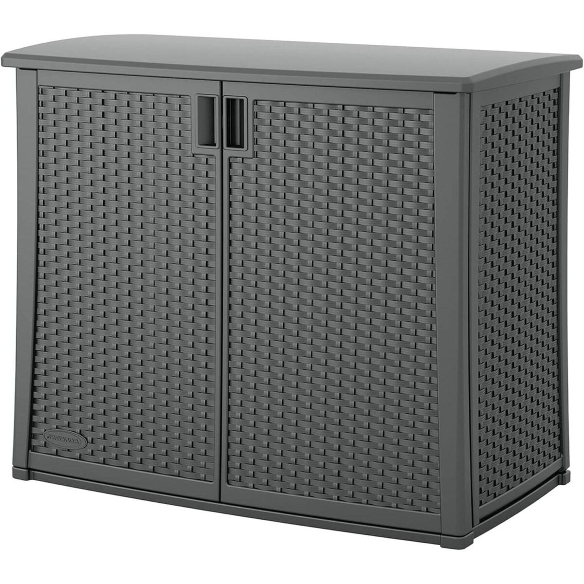 Suncast 42x23x35.5 in Outdoor Storage Cabinet, Cool Gray - Shedcove