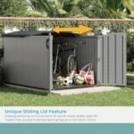 Suncast Glidetop Horizontal Outdoor Storage Shed, 57.5x79.75x52 in - Shedcove