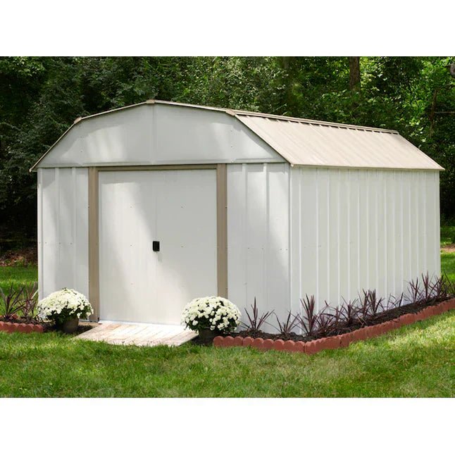 Arrow 10 ft x 14 ft Lexington Galvanized Steel Storage Shed - Image 5