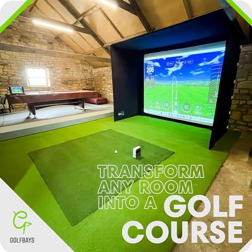 GolfBays SIMBOX Golf Simulator Enclosure – Premium Golf at Home Practice, Easy Setup, Various Sizes, Fabric with Durable Frame & Impact Screen - Image 7
