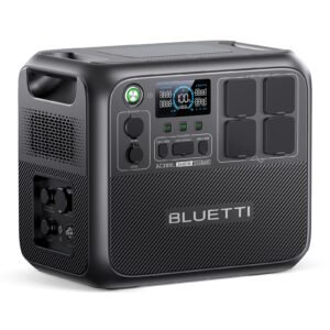 BLUETTI Portable Power Station AC200L, 2048Wh LiFePO4 Battery Backup, Expandable to 8192Wh w/ 4 2400W AC Outlets (3600W Power Lifting), Solar Generator for Camping, Home Use, Emergency