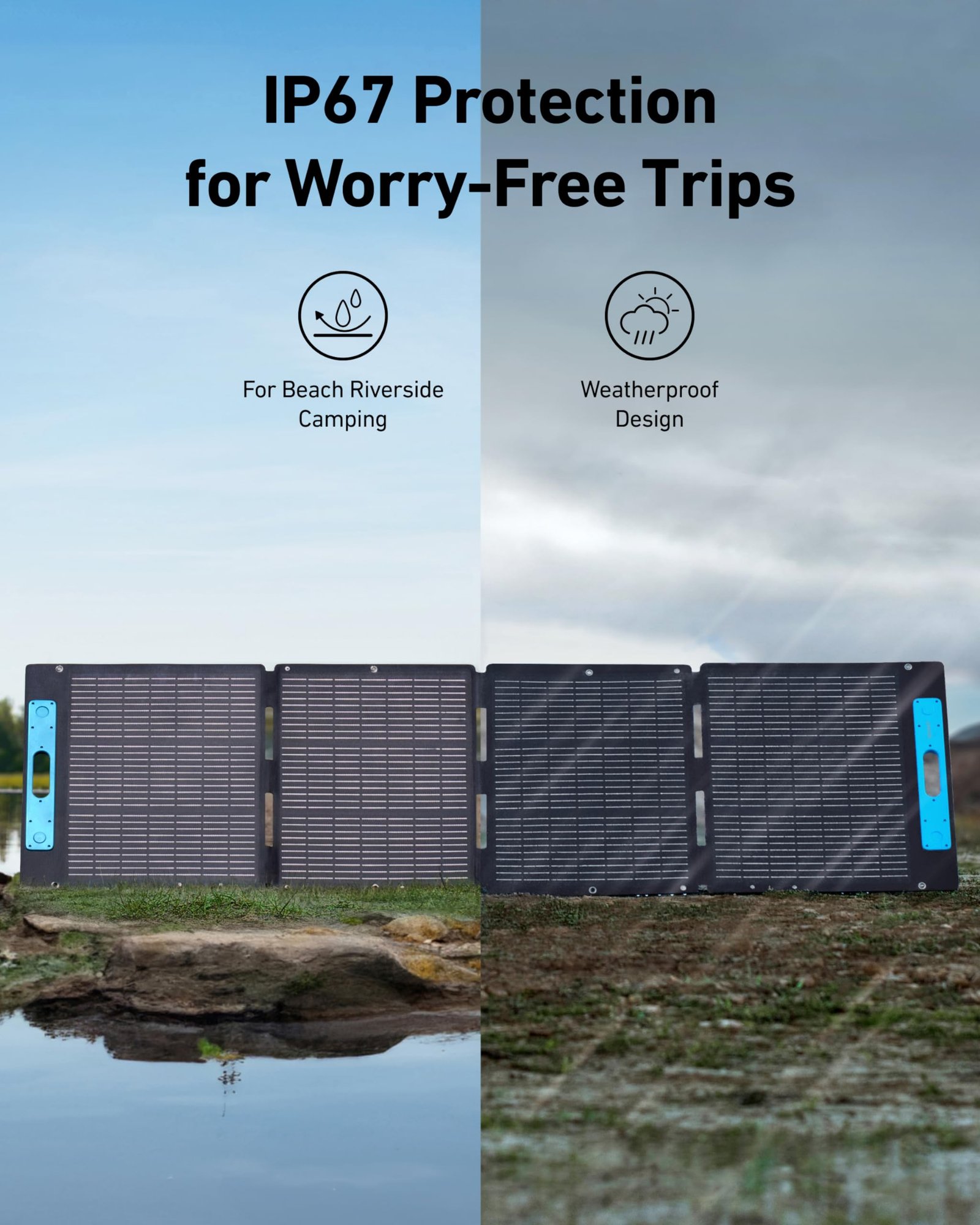Anker SOLIX C1000 Portable Power Station with 200W Solar Panel, 1800W Solar Generator, LFP (LiFePO4) Battery, 4 AC Outlets, Up to 2400W for Home, Power Outages, and Outdoor Camping - Image 3