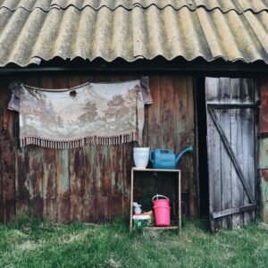 Rustic Barn-Style Garden Shed