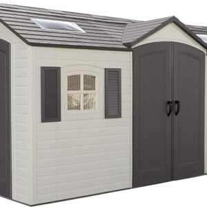 Lifetime 15′ x 8′ Dual-Entry Outdoor Storage Shed